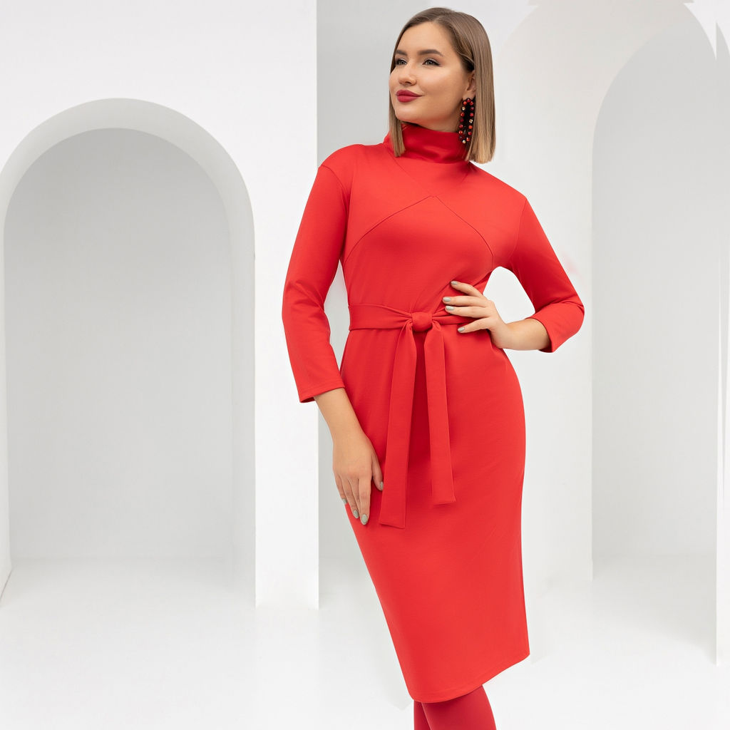 Платье, Свободные взгляды (красотка, с поясом) - Charutti фото 3