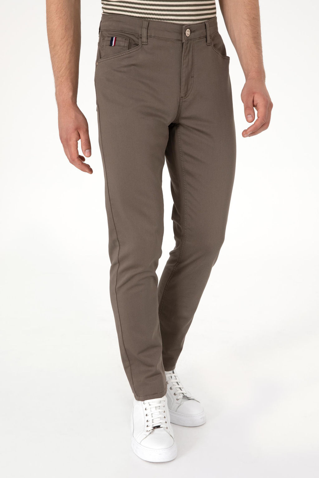 Erkek Vizon Kanvas Pantolon Sepette S_rpriz _ndirim - U.s. polo assn фото 2
