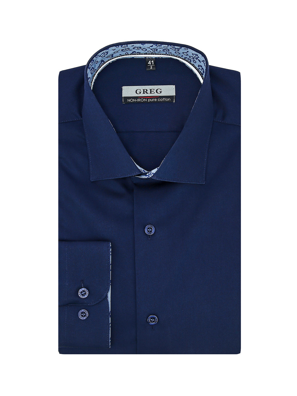 Сорочка мужская длинный рукав GREG 240/131/0044/Z/1p  фото 2
