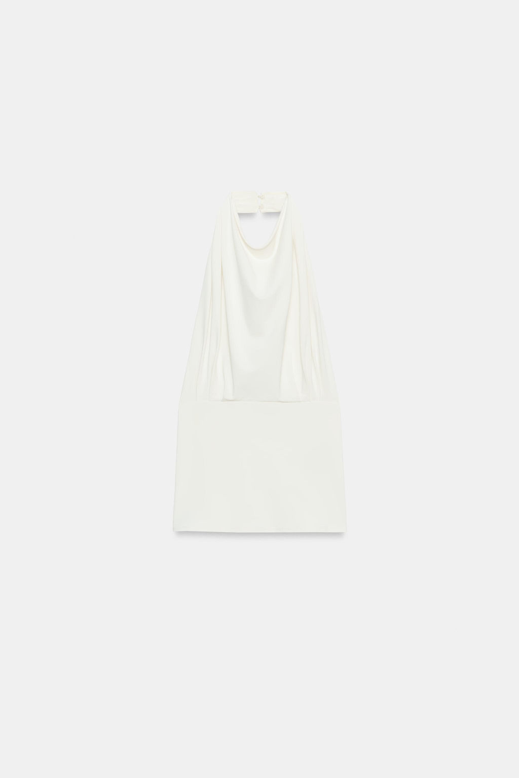 TOP DRAPEADO FLUIDO / Blanco roto - Zara фото 7