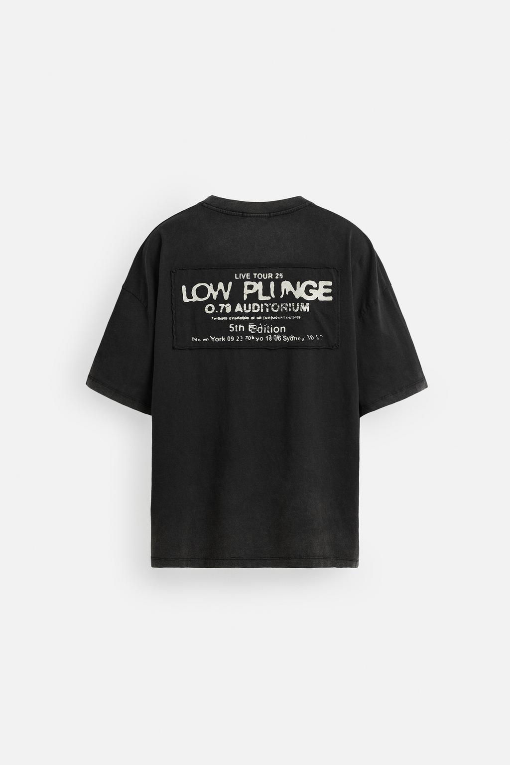 FADED T-SHIRT WITH PATCH - Zara фото 9