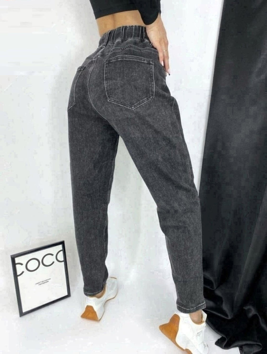 Джинсы на резинке женские, Артикул: 114109 - Liketon фото 2