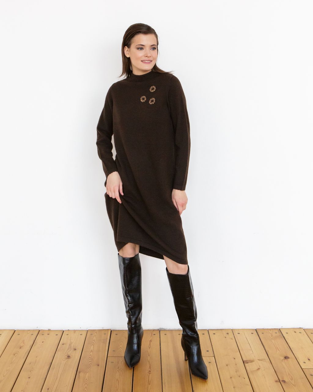 Платье из пуха яка 13062 ТК