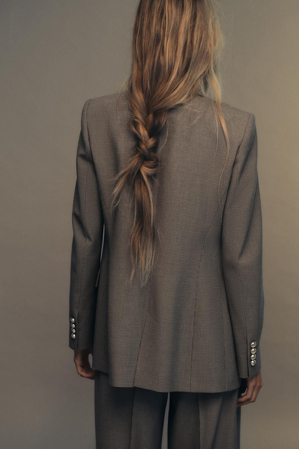 HOUNDSTOOTH BLAZER - Zara фото 5