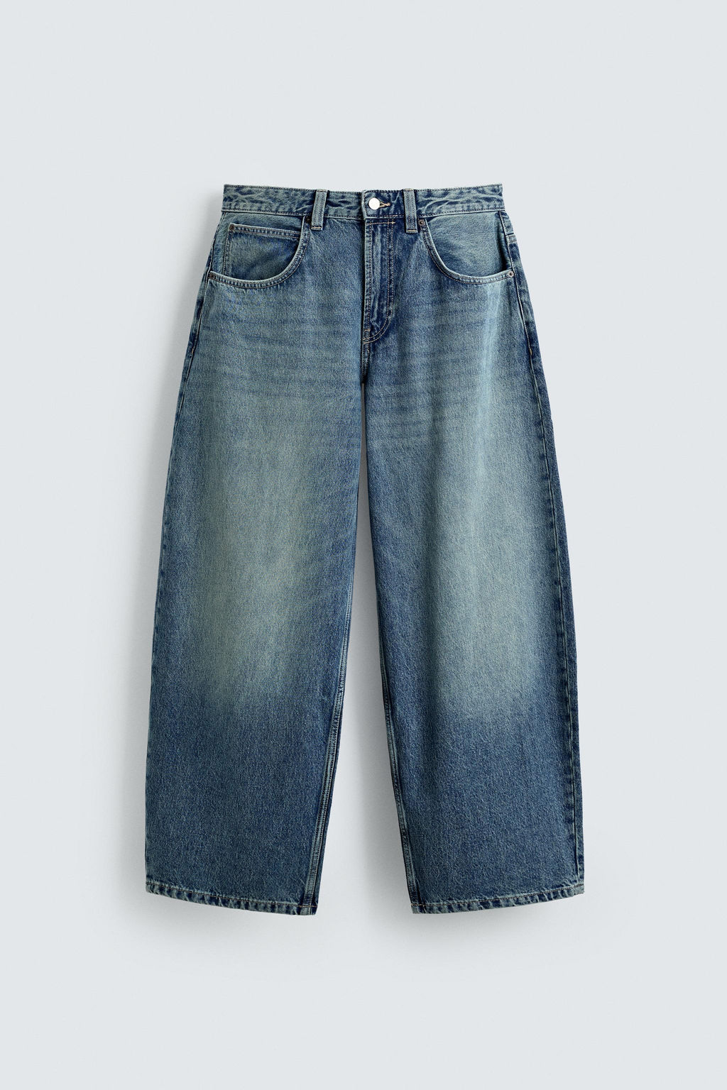 JEANS BALLOON FIT / Azul medio - Zara фото 7