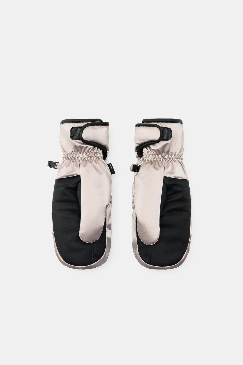 WATERPROOF POLARTEC® SKI COLLECTION MITTENS - Zara фото 3
