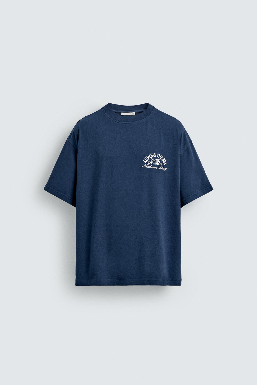 CAMISETA ESTAMPADO N?UTICO COMBINADO / Marino