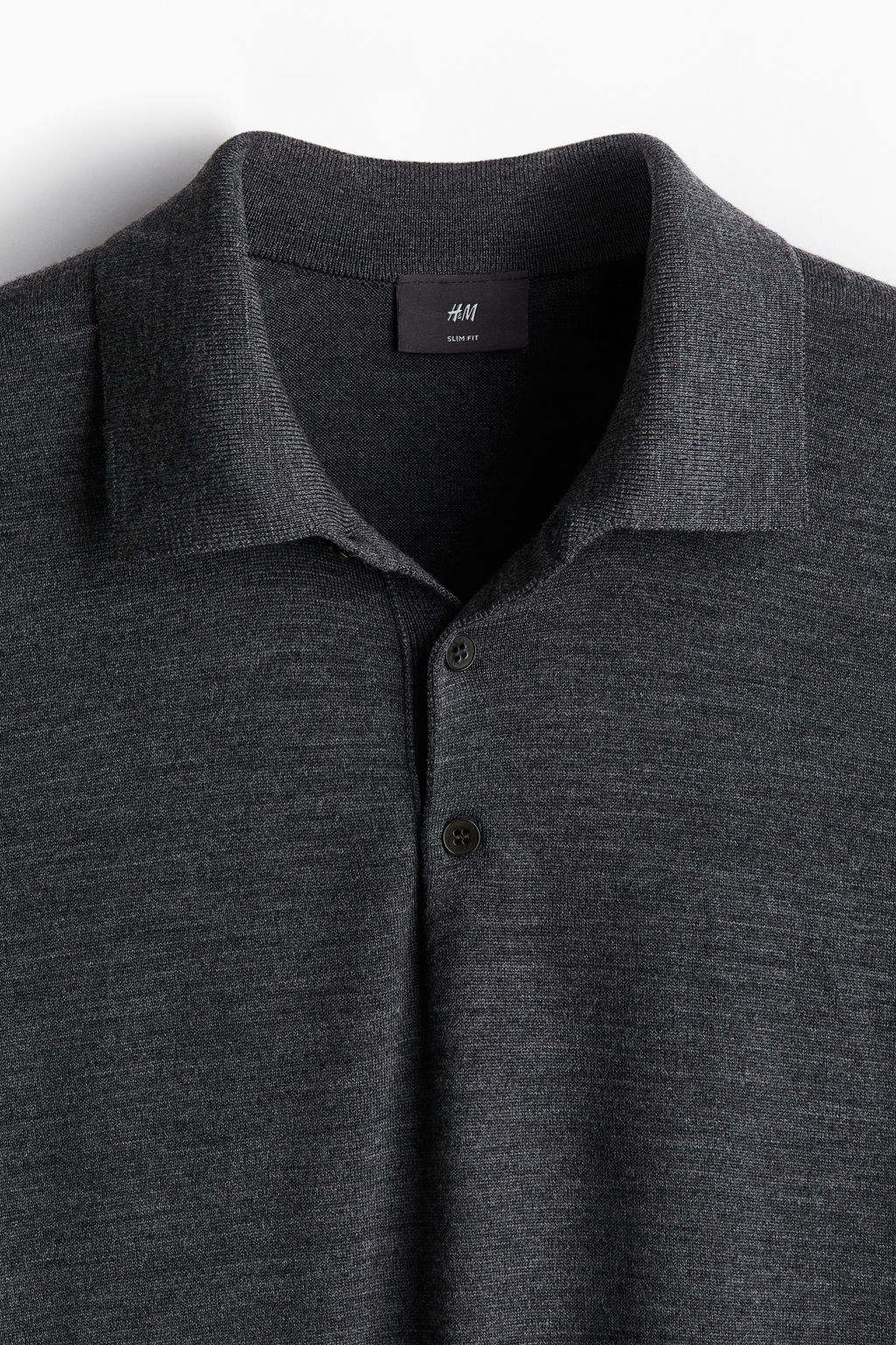 Polo de lana Slim Fit - H&m фото 10