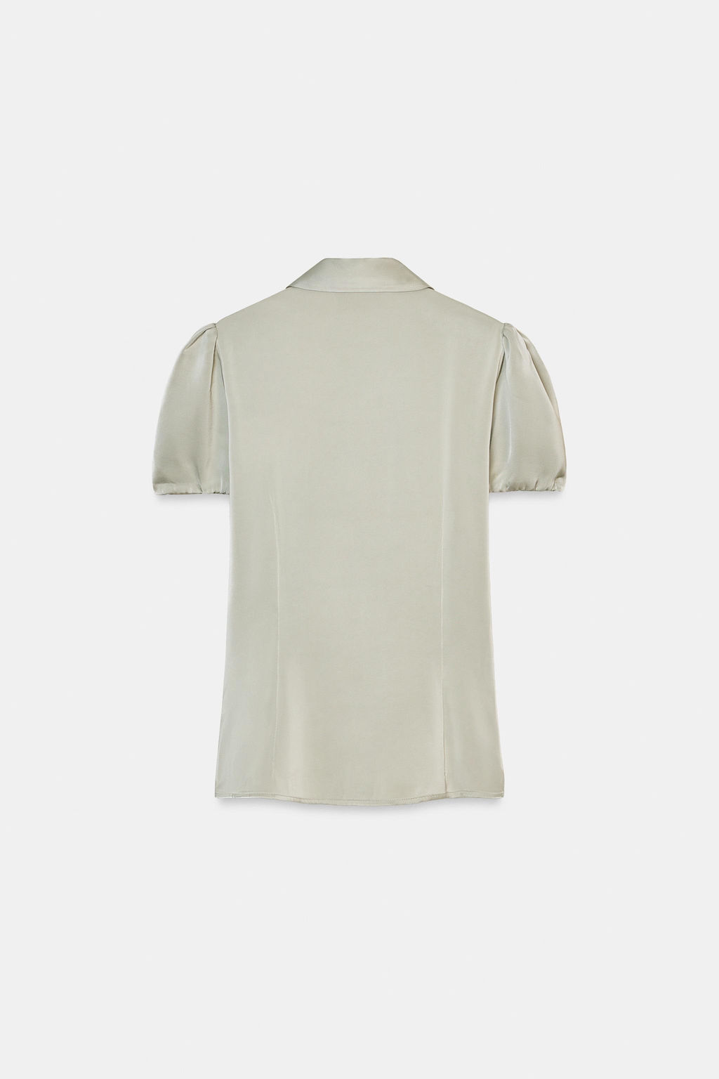 CAMISA SATINADA / Verdoso - Zara фото 7