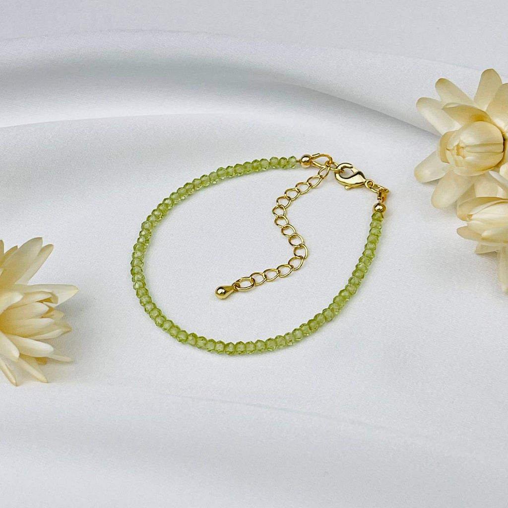 Браслет из Хризолита 18,5 см +