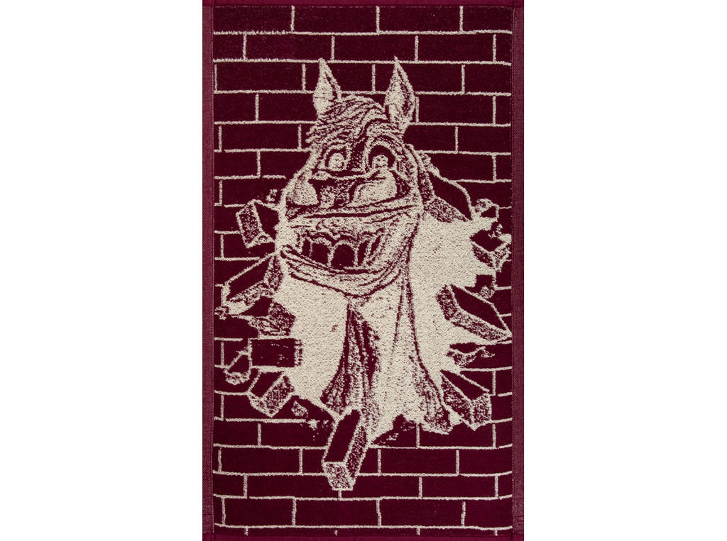 Полотенце махровое 6с104.411ж1 Здрасте конь(кр.дерево1) 67х40см