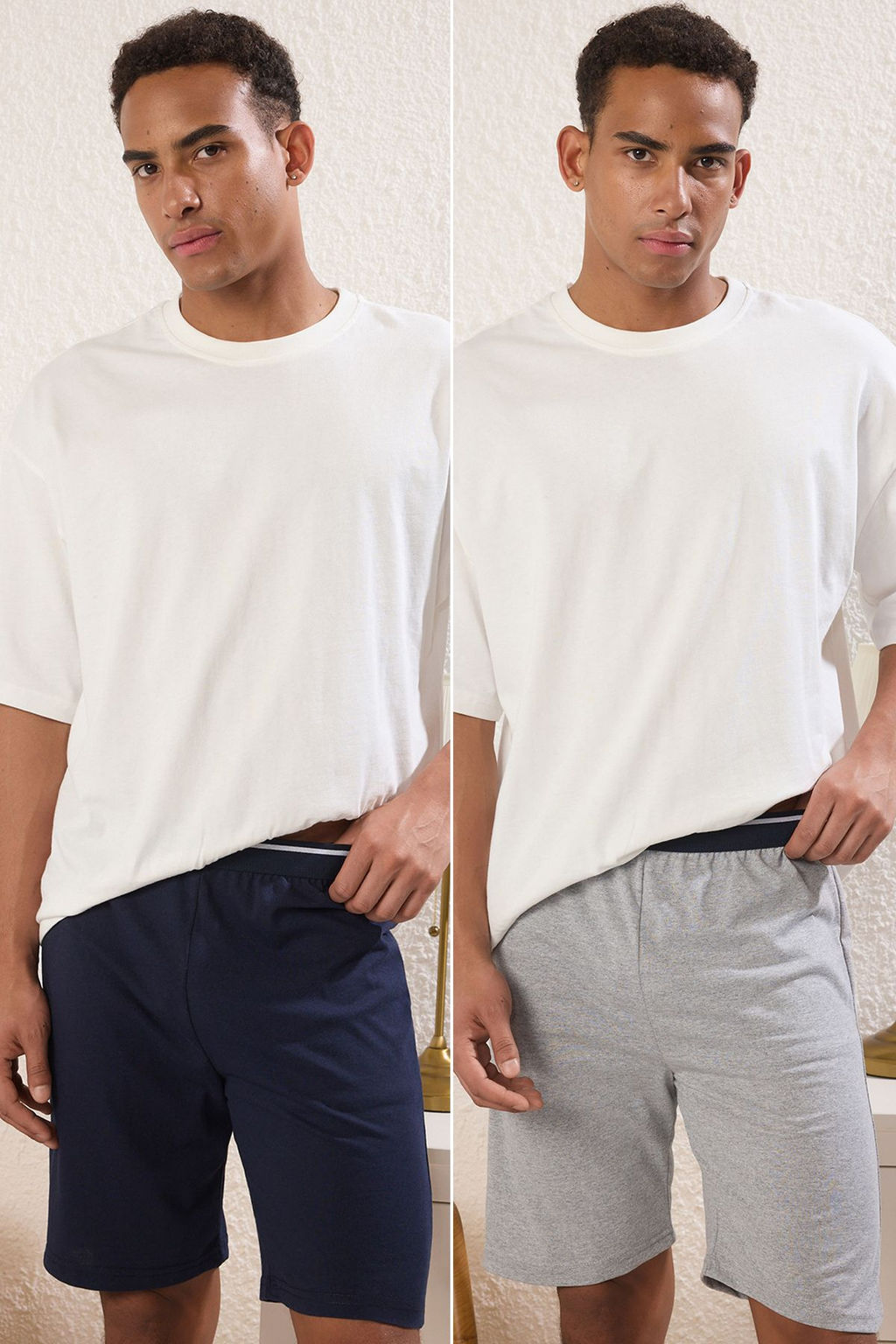 TRENDYOL MAN Lacivert- Bordo Regular Fit 2li Orme Sort TMNSS25SR00045 - Trendyolmilla фото 16