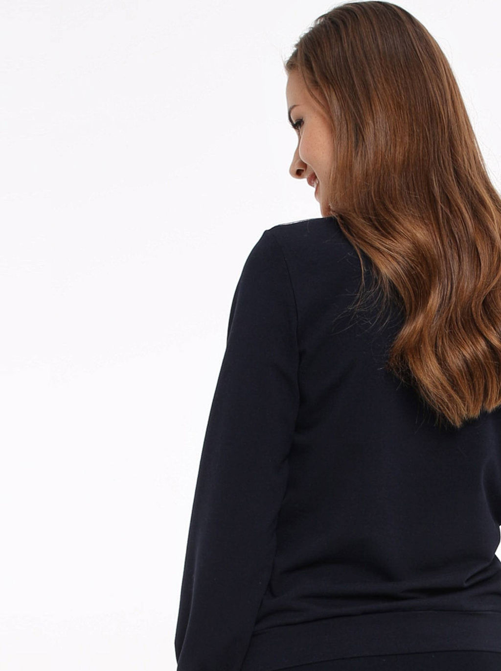 CONTE Экстрамягкий свитшот с термоэффектом 834 navy - Conte elegant фото 2