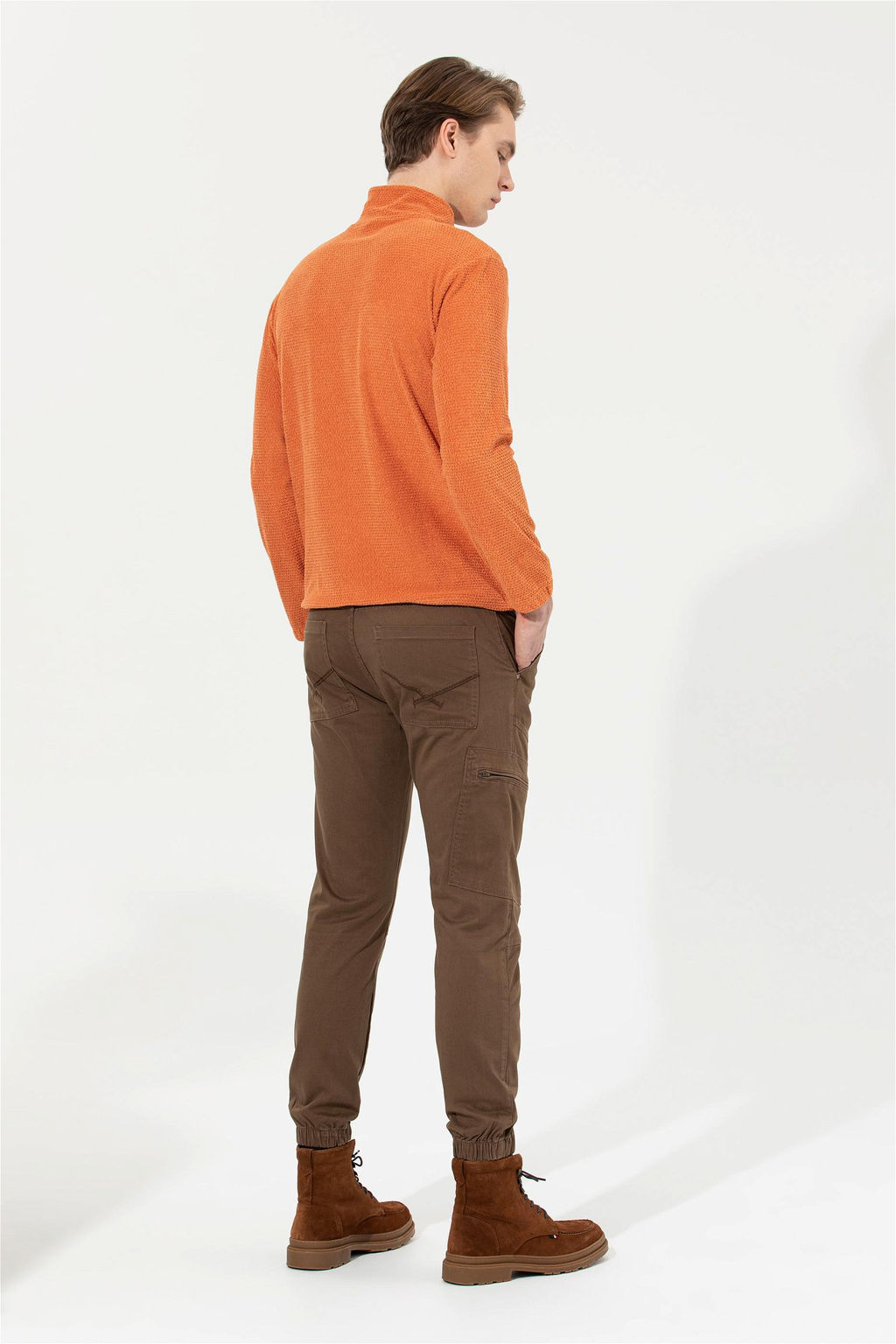 Мужские холщовые брюки цвета кокоса - U.s. polo assn фото 11