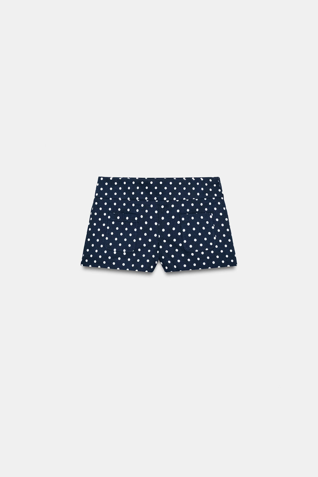 SHORTS MINI BOLSILLOS / Azul / Blanco - Zara фото 5