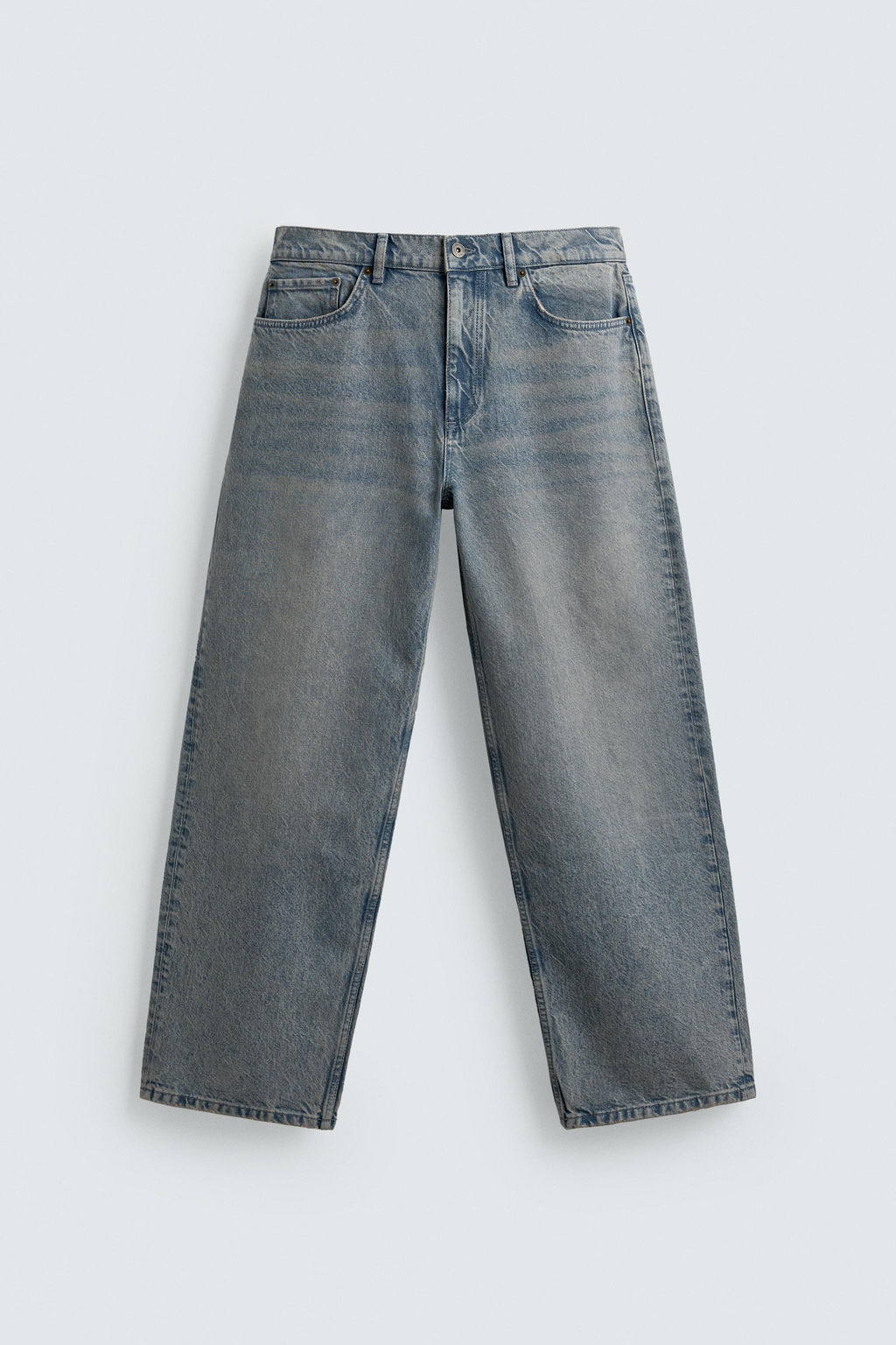 JEANS BAGGY FIT / Gris azul - Zara фото 7