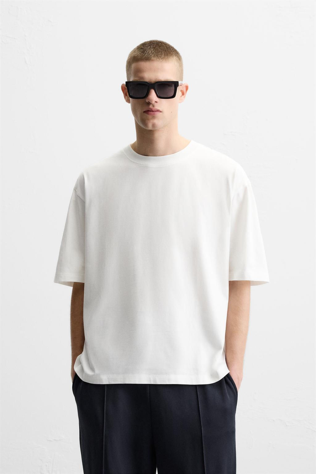 CONTRAST STRIPE T-SHIRT - Zara фото 2