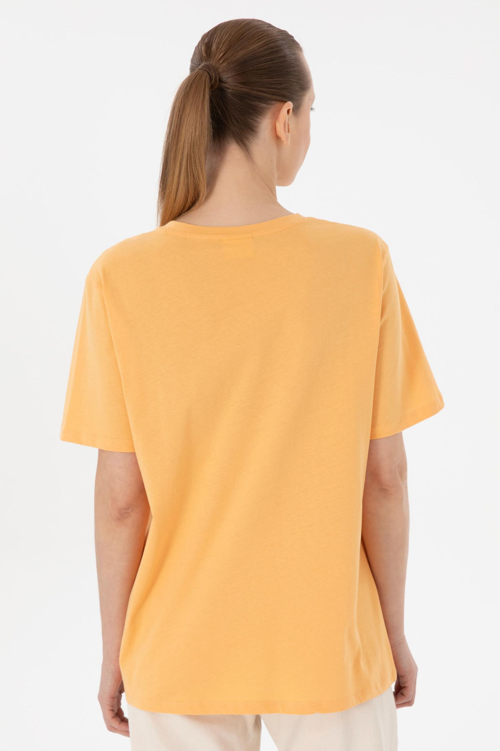 Kad_n Turuncu Basic Ti__rt Sepette S_rpriz _ndirim - U.s. polo assn фото 5