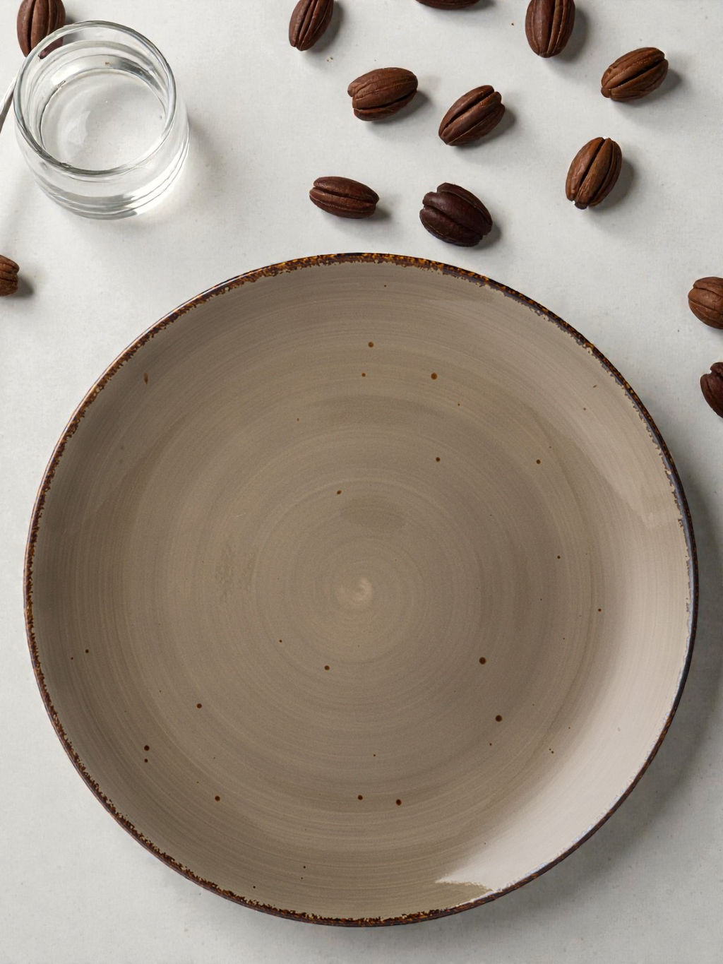 Цена за 2 шт. ТАРЕЛКА ОБЕДЕННАЯ BRONCO NATURE 26,5СМ СЕРАЯ  фото 3