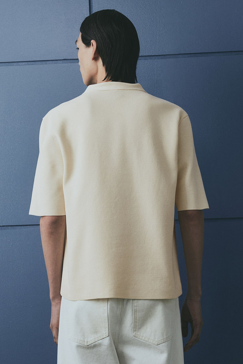 Regular Fit V-neck polo shirt - H&m фото 5