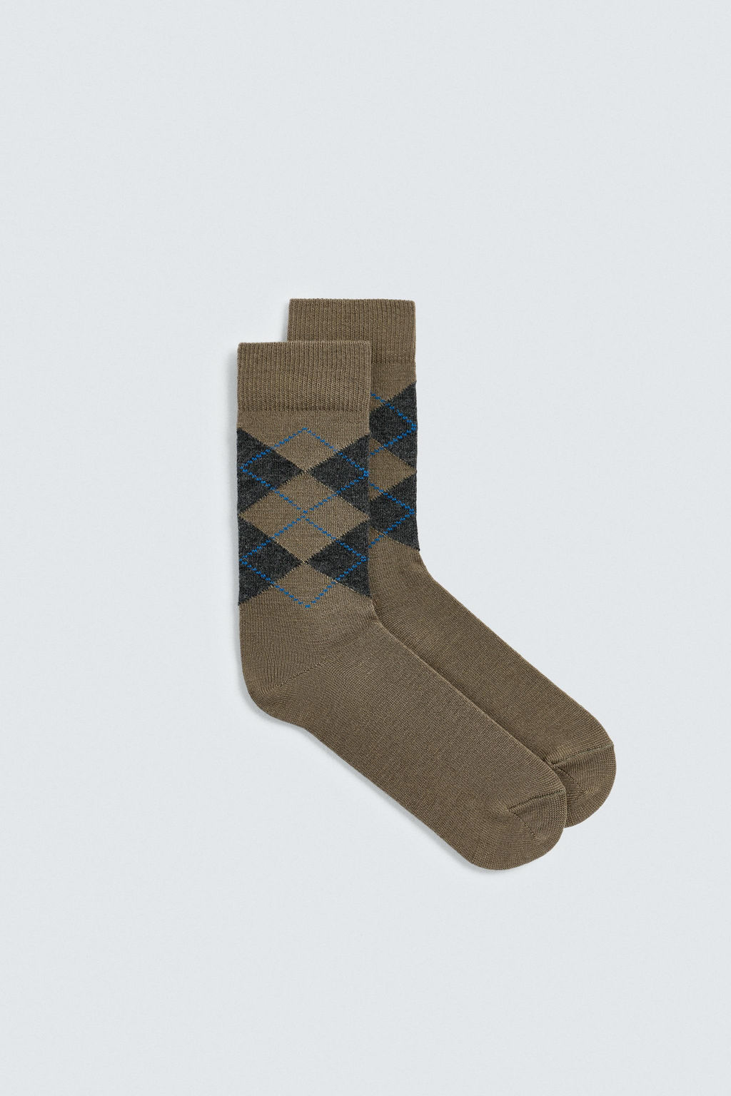 ARGYLE WOOL SOCKS