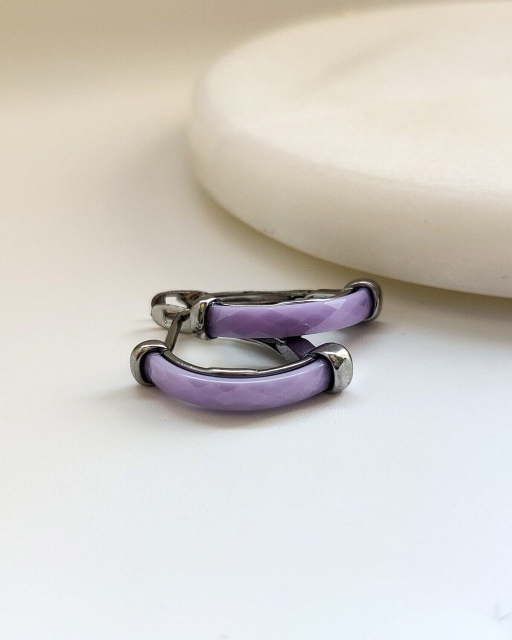 Серьги с керамикой