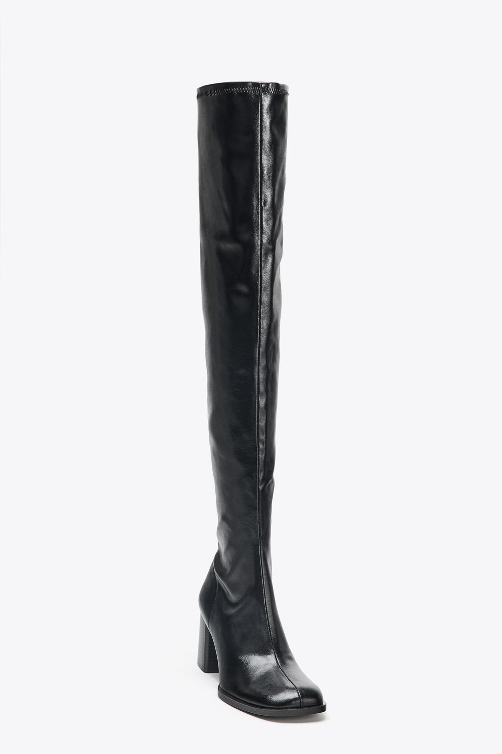 HIGH-LEG HEELED BOOTS - Zara фото 9