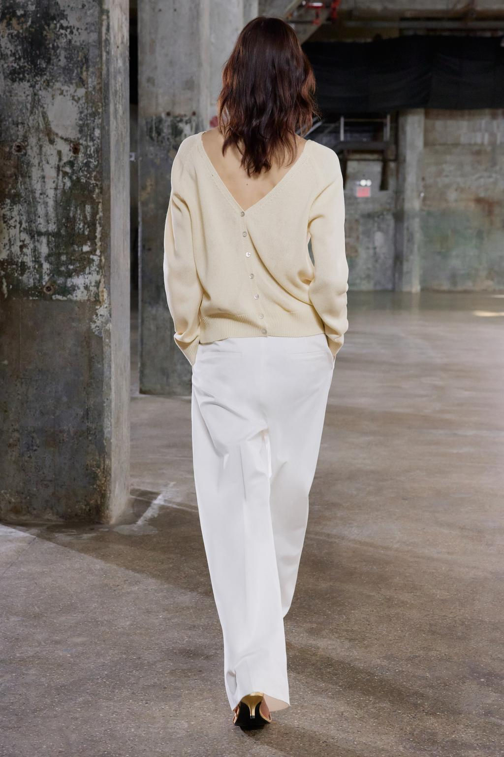 KNIT SWEATER WITH BUTTONS - Zara фото 3