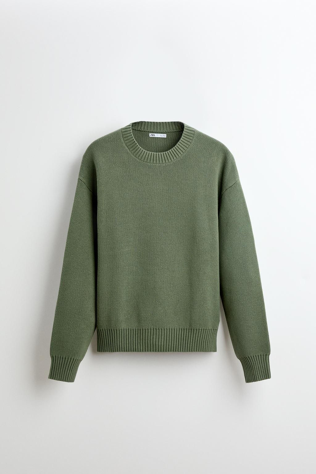 TEXTURED COTTON SWEATER - Zara фото 7