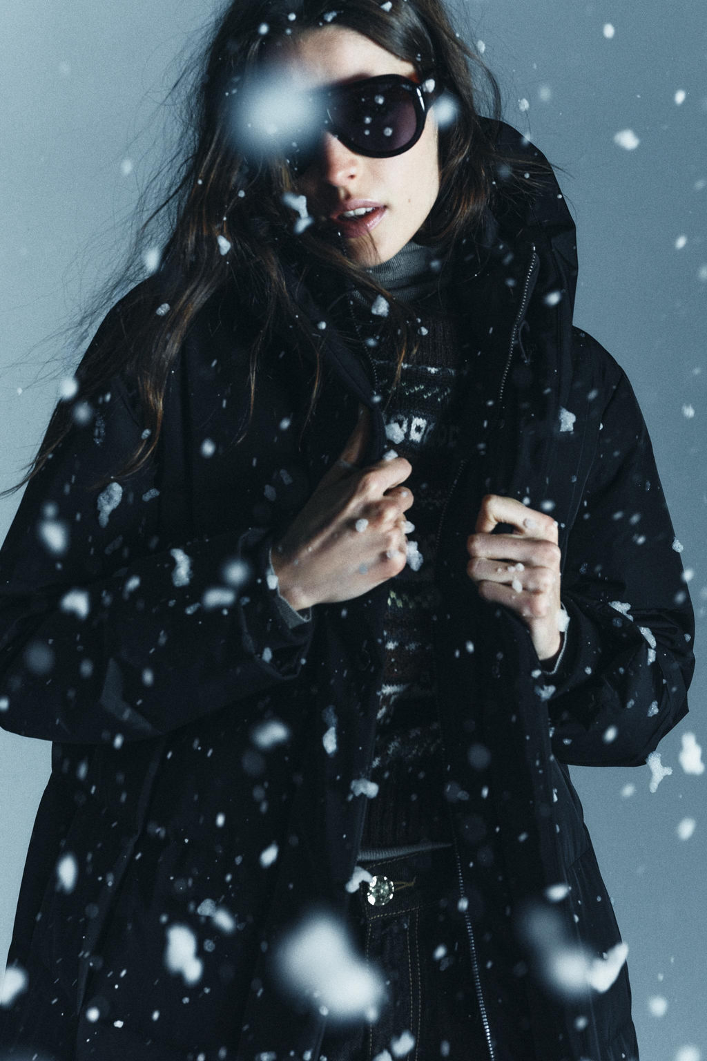 LONG WATER-REPELLENT AND WINDPROOF HOODED DOWN PUFFER JACKET - Zara фото 2