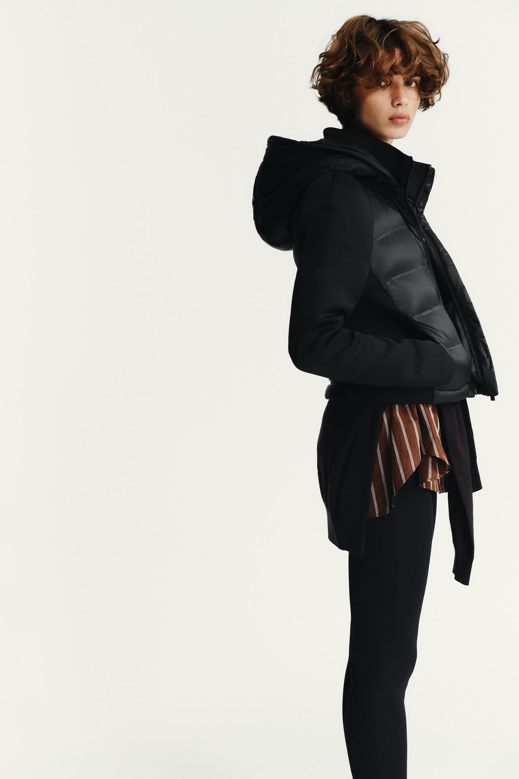 COMBINED PUFFER JACKET - Zara фото 5