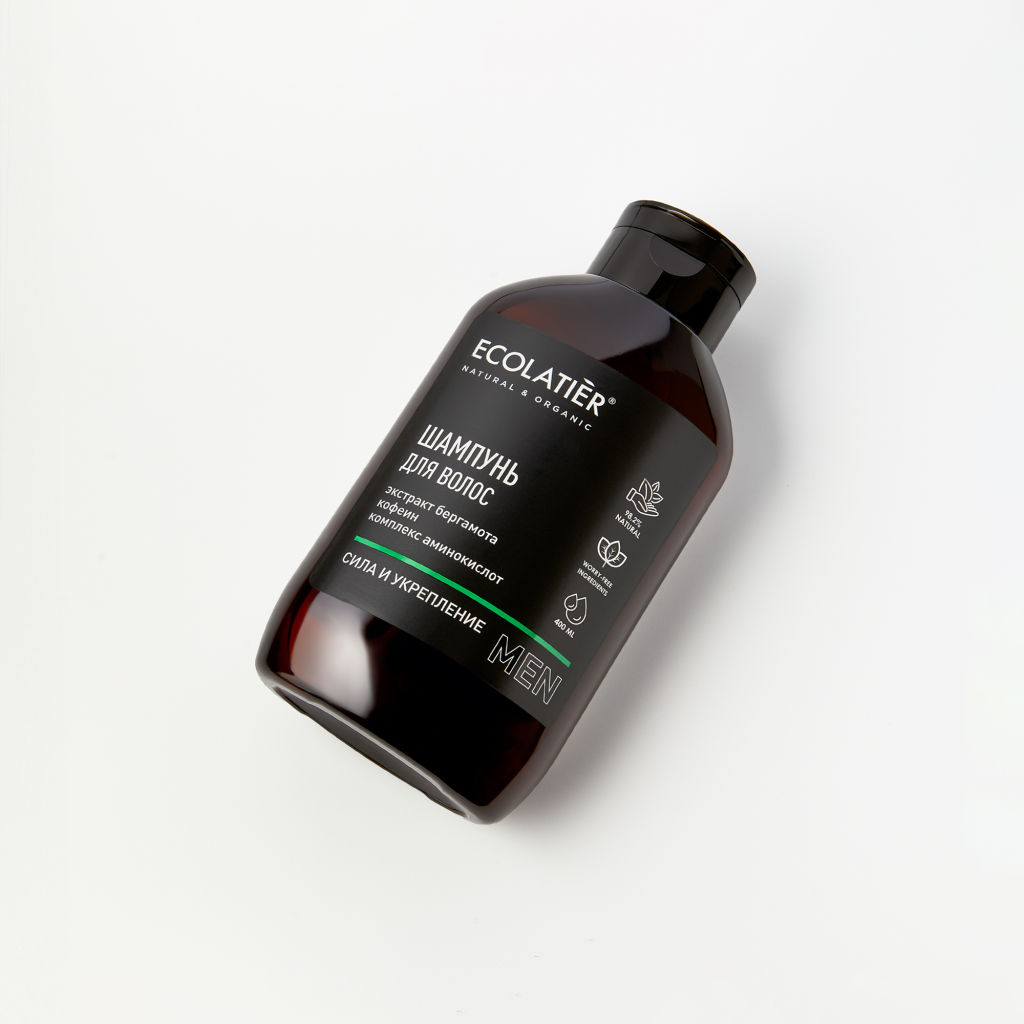 Ecolatier MAN Шампунь Сила и укрепление мужской, 400мл