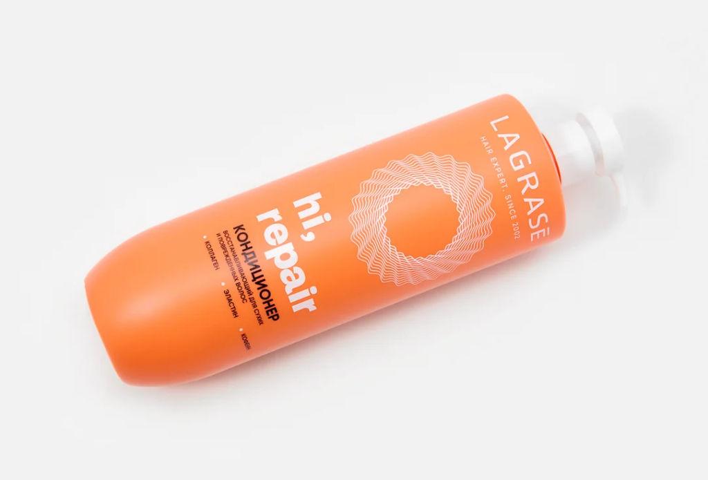 LAGRASE Кондиционер HI, REPAIR восстанавливающий д/л сухих и поврежденных волос,1л (с дозатором)