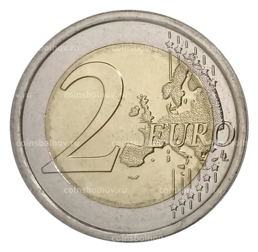 2 евро 2013 года Италия  200 лет со дня рождения Джузеппе Верди