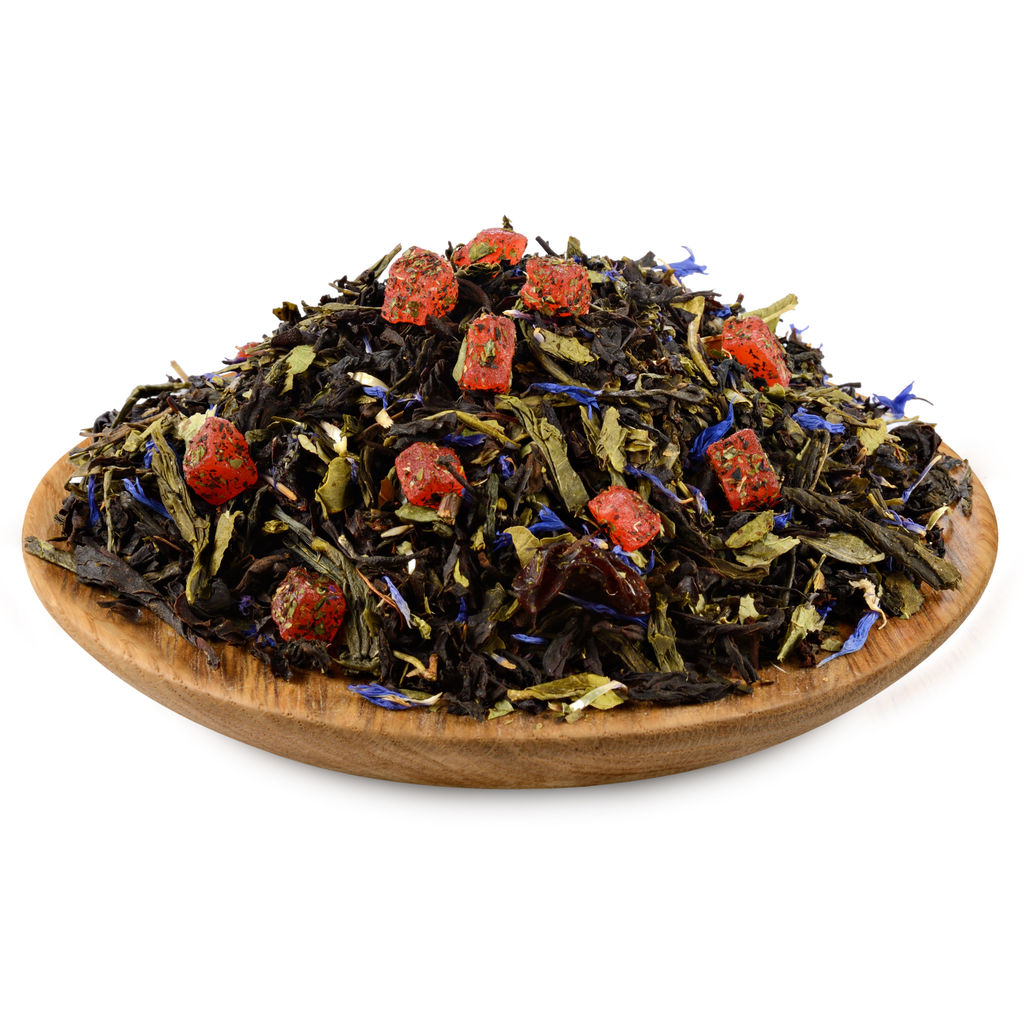 Черно-зеленый чай Клубника в шампанском 60 гр - Chokodelika фото 3