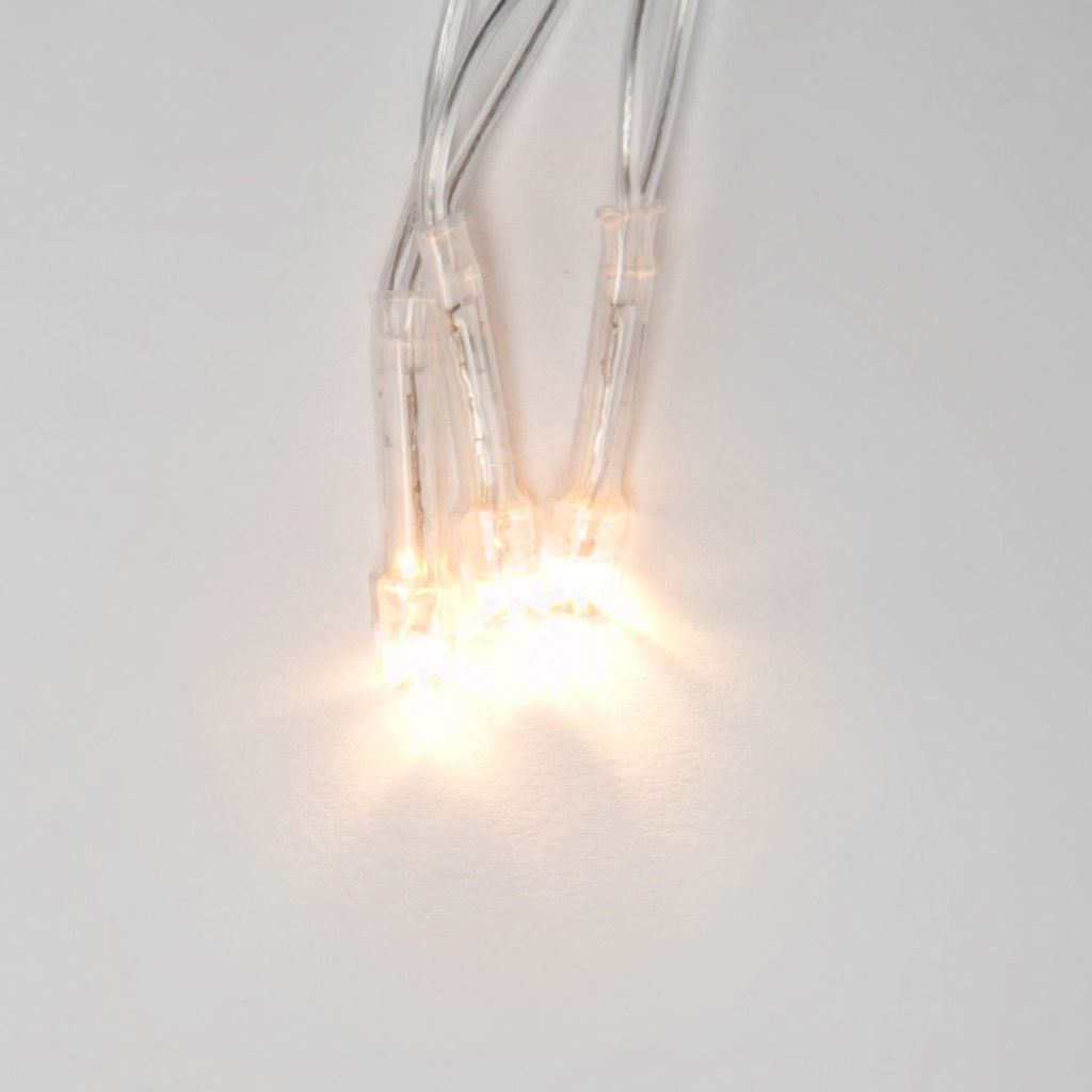 ULD-S2500-225/STK WARM WHITE IP20 Гирлянда светодиодная, 25м. Соединяемая. 225 светодиодов. Теплый белый свет. Провод прозрачный. ТМ Uniel - Volpe фото 3