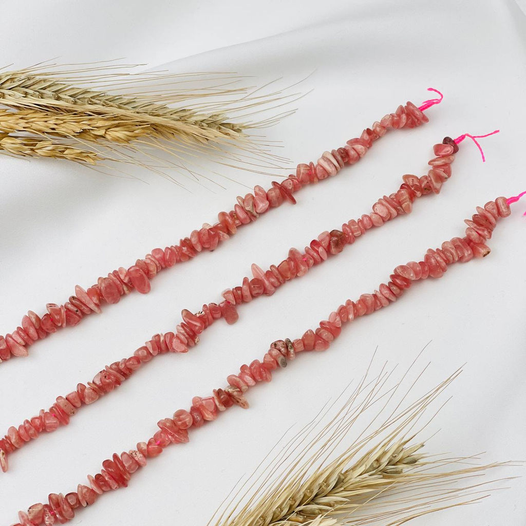 Бусины для украшений из Родохрозита крошка