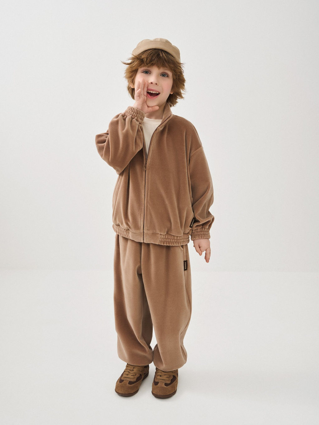 Джоггеры велюровые "Бейбичино"