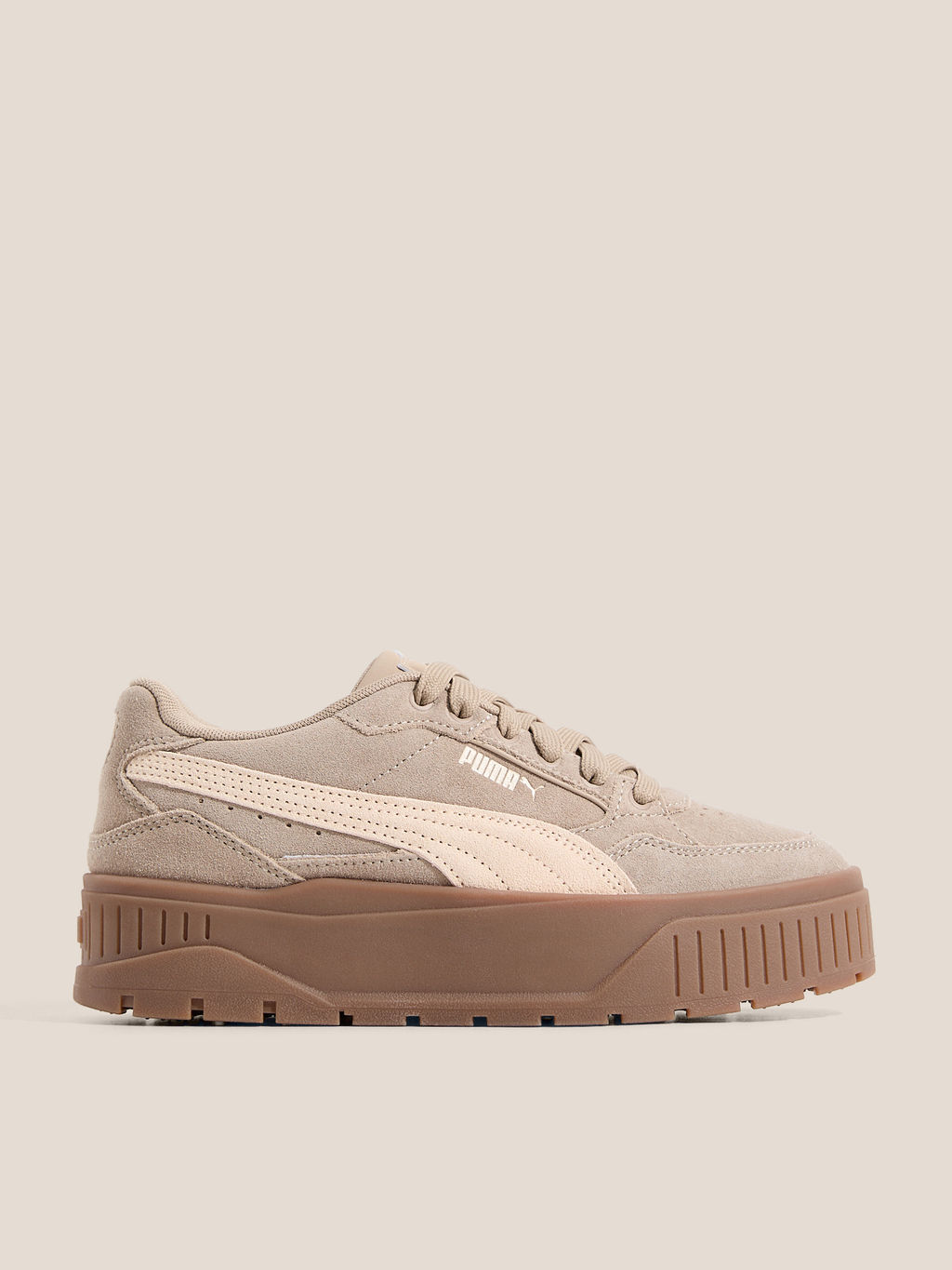 Женские кеды PUMA Karmen II Idol SD Артикул 4587870, пыльно-коричневый