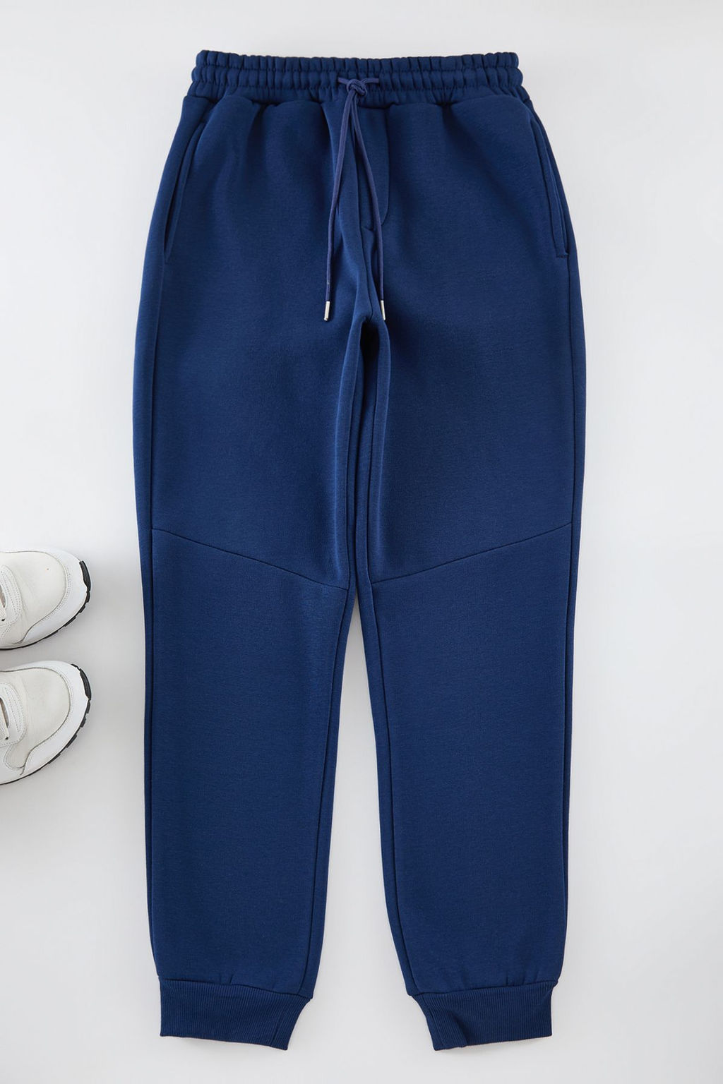 TRENDYOL MAN Indigo Regular/Normal Kesim Dikis Detayl? Kal?n Esofman Alt? TMNAW25EA00002 - Trendyolmilla фото 14