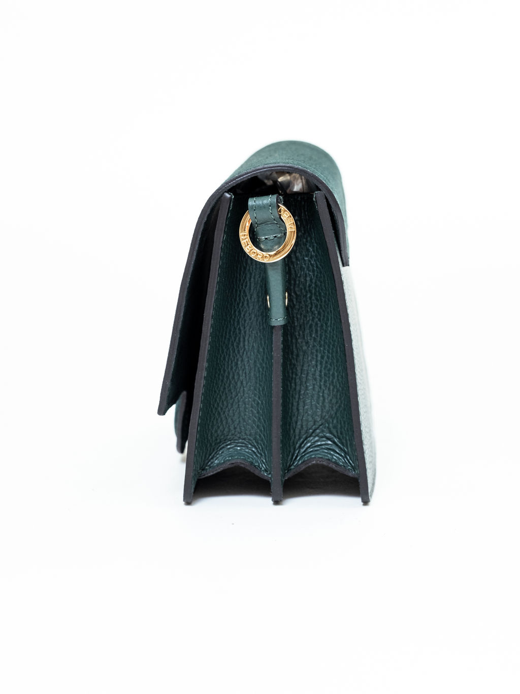 Сумка замшевая через плечо Deboro 30574 форест