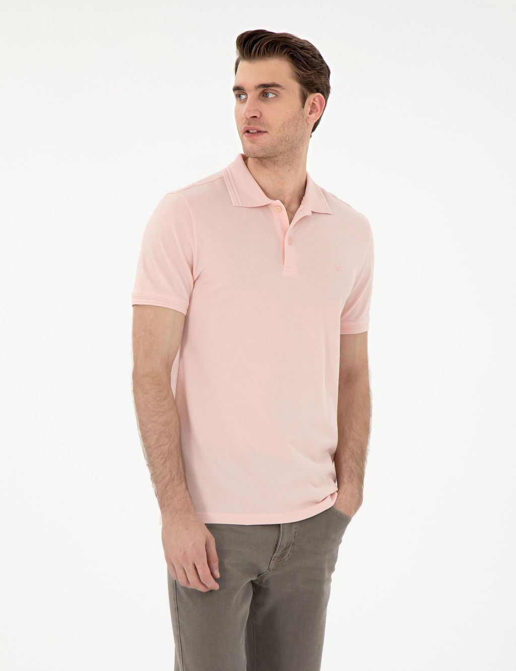 Pudra Slim Fit Basic Ti__rt
