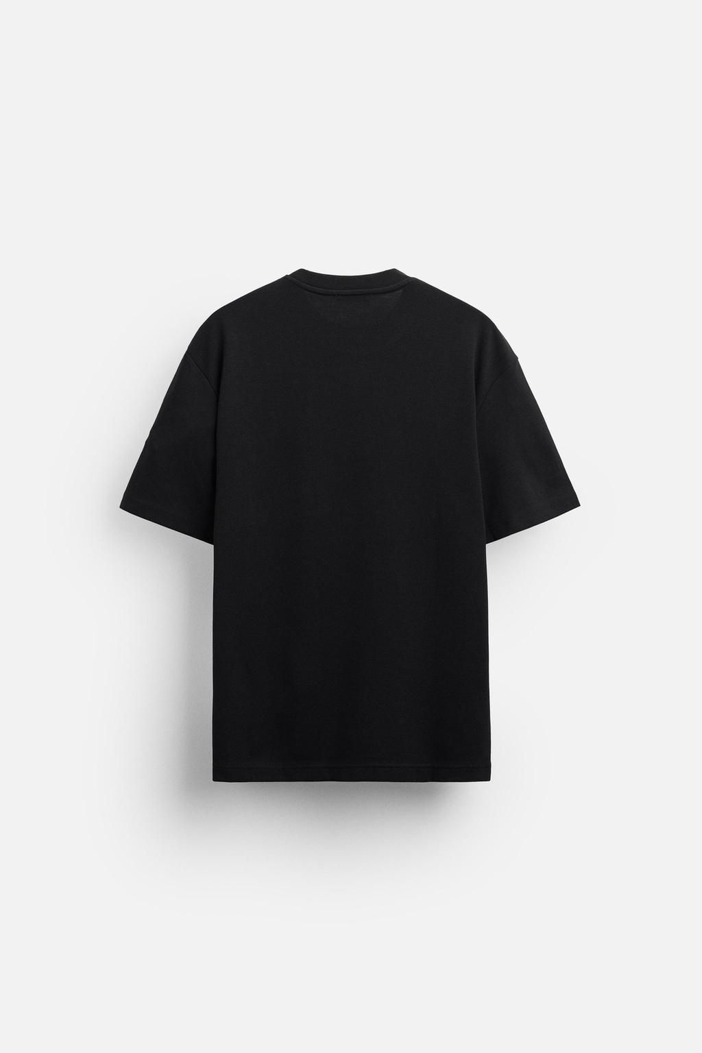 BASIC REGULAR FIT T-SHIRT - Zara фото 15