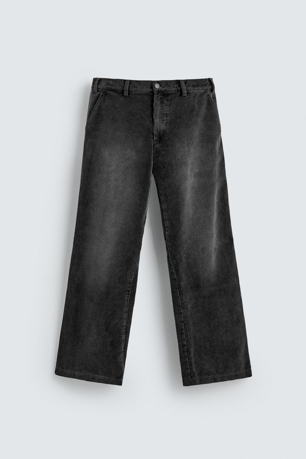 RELAXED FIT CORDUROY TROUSERS - Zara фото 7