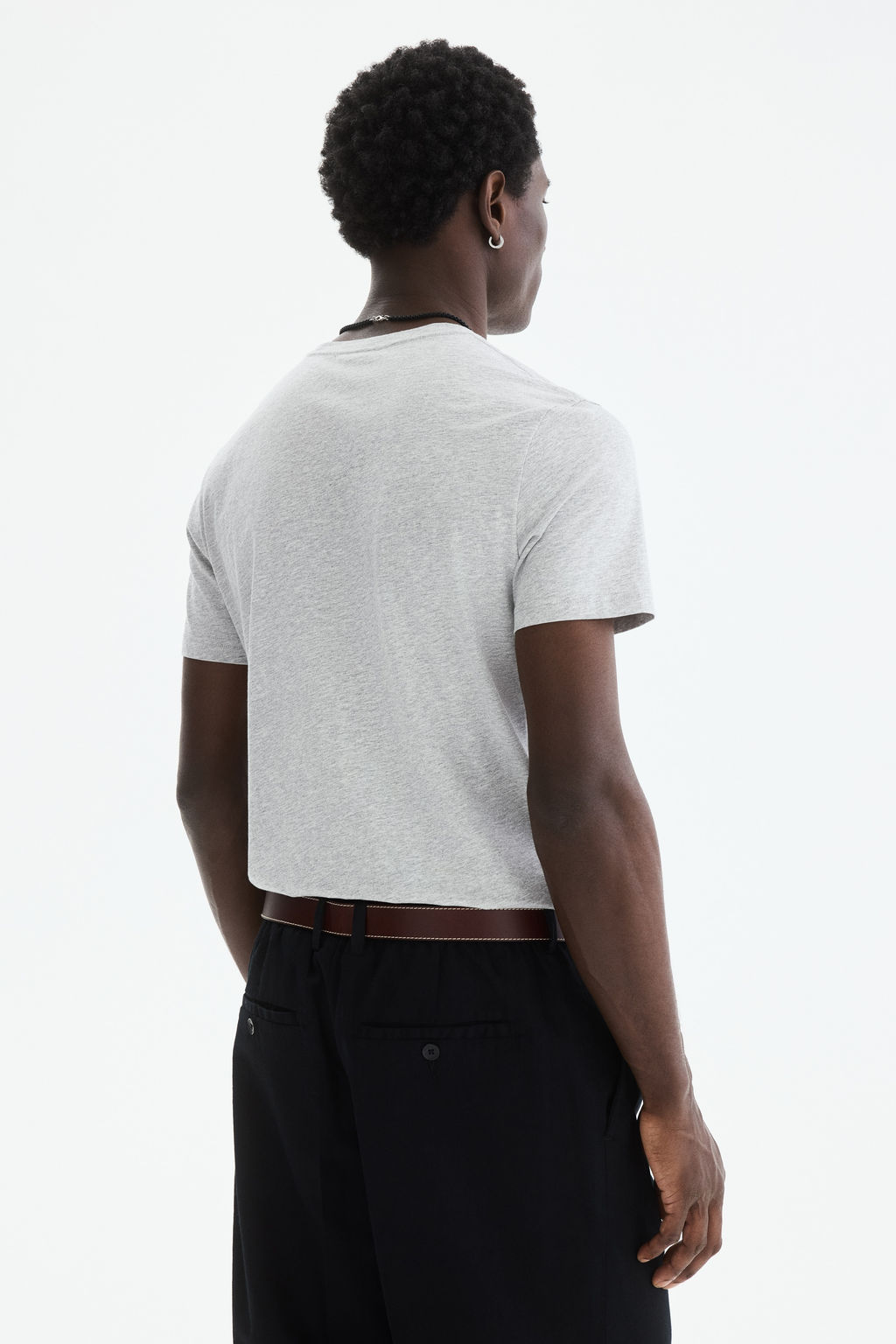 Camiseta en algod?n pima Slim Fit - H&m фото 12