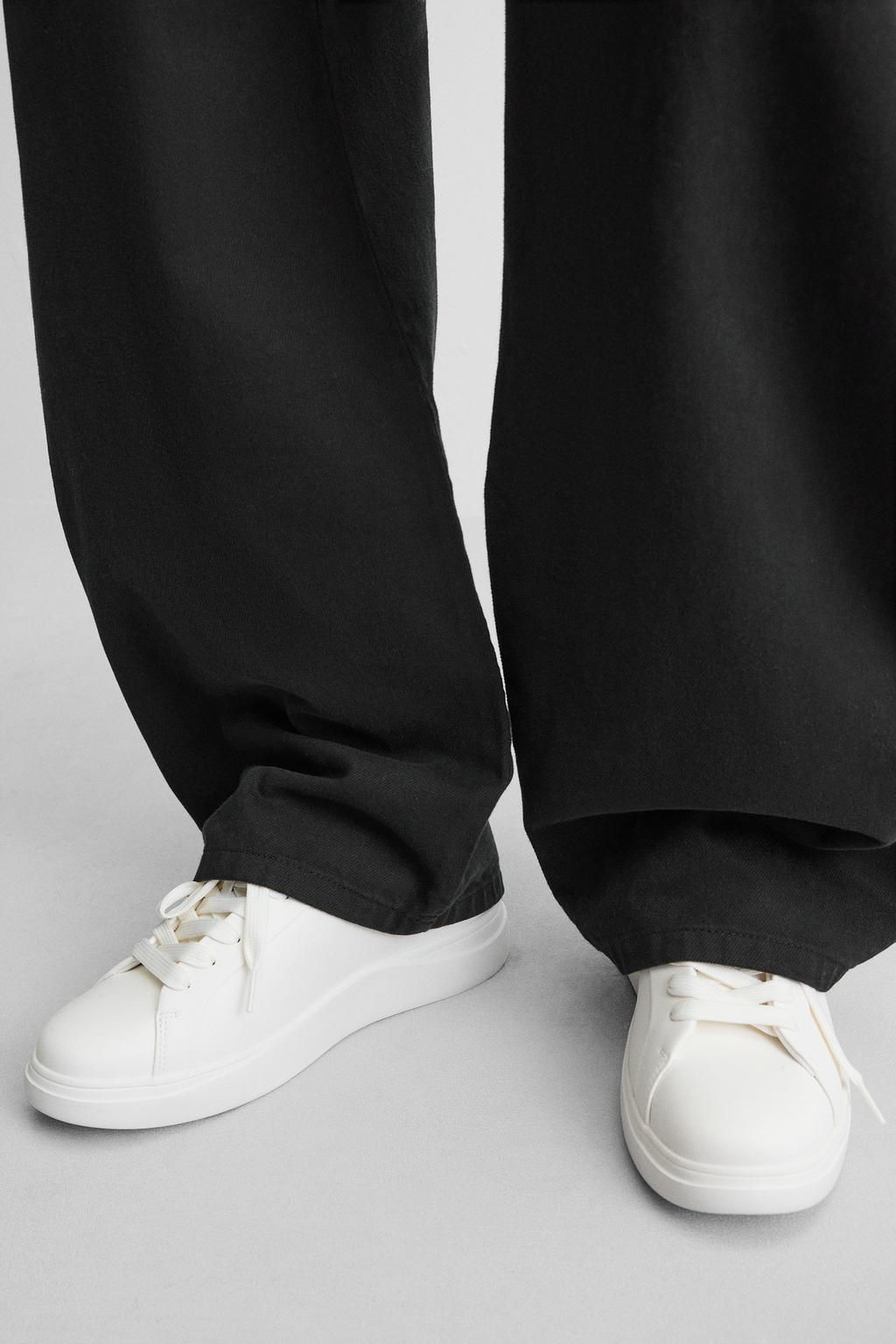 CHUNKY MONOCHROME TRAINERS - Zara фото 14