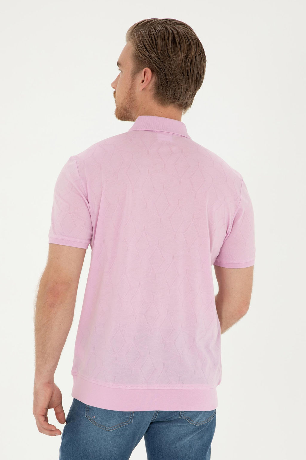 U. S. Polo Assn / Мужская розовая футболка - U.s. polo assn фото 17