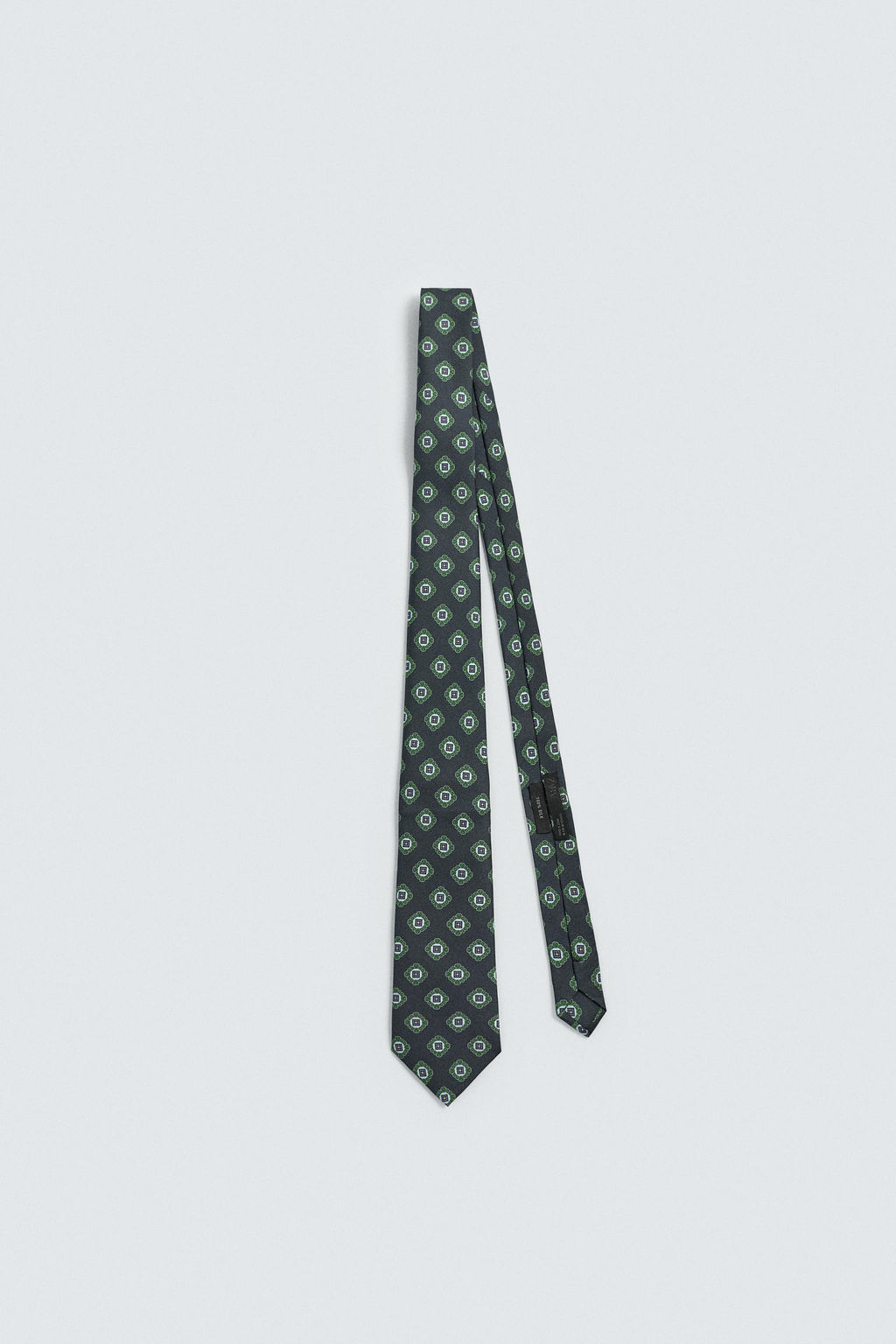 CORBATA JACQUARD GEOM?TRICO 100% SEDA / Marino - Zara фото 3