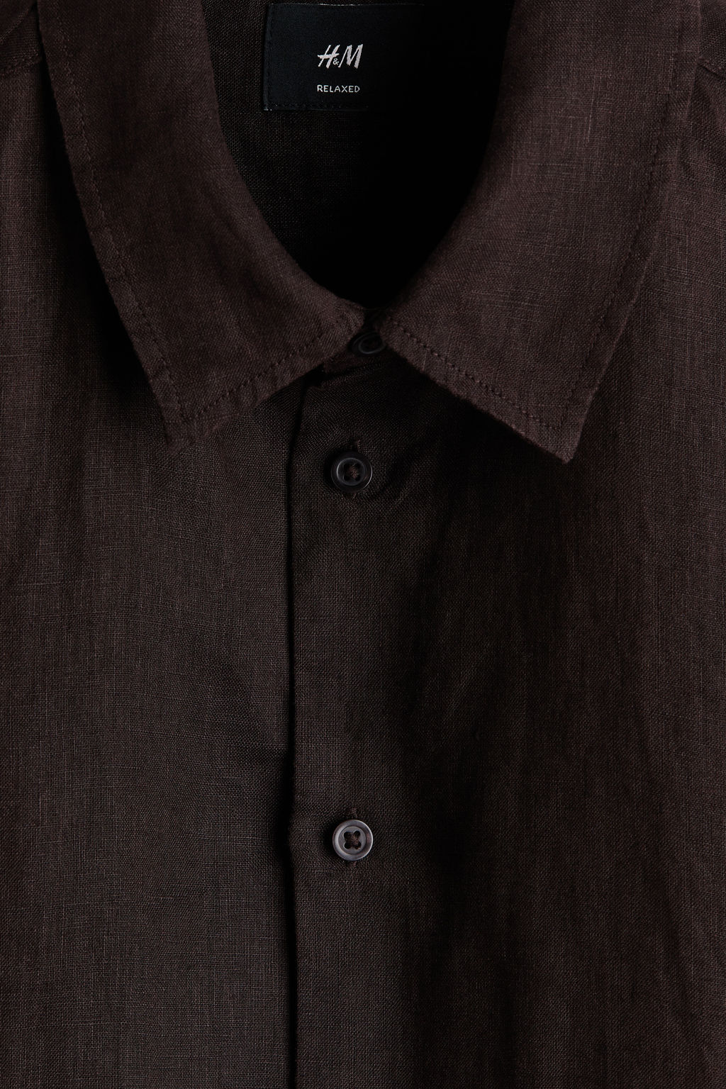 Camisa de lino Relaxed Fit - H&m фото 9