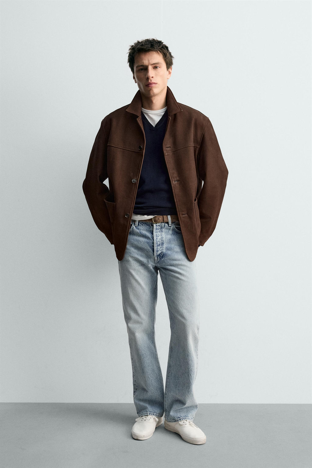 LIMITED EDITION LEATHER JACKET - Zara фото 9